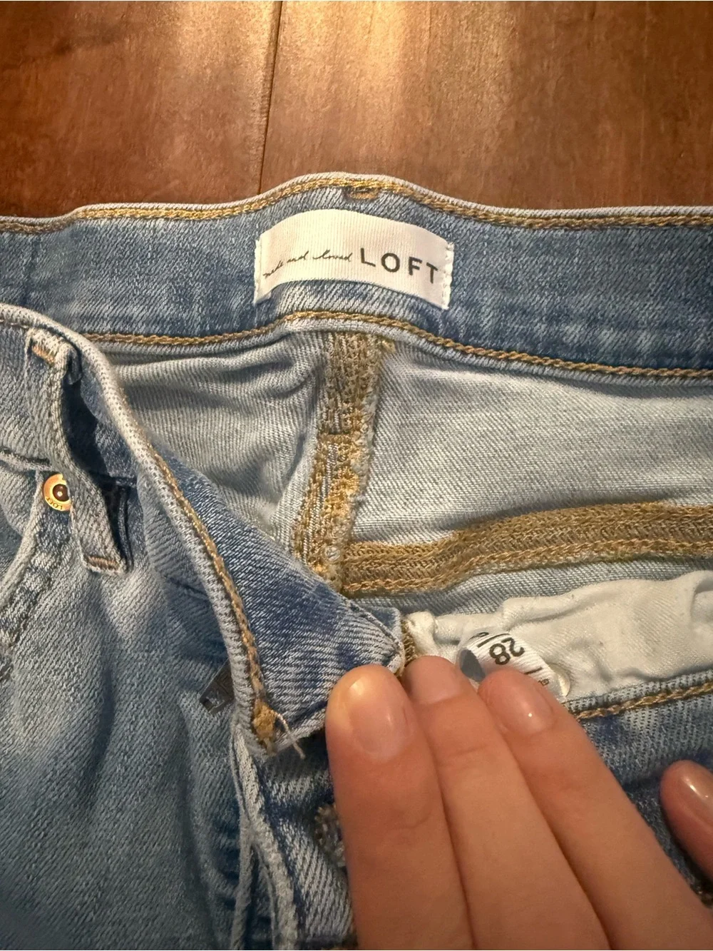 Loft Patchwork Kick Crop Pant (6)